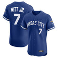Kdoa KC.Royals #7 Bobby Witt Jr. Player Royal Limited Elite Home Stitched Jerseys
