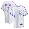 Kdoa KC.Royals #7 Bobby Witt Jr. Player White 2026 City Connect Limited Home Stitched Jerseys