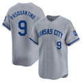 Kdoa KC.Royals #9 Vinnie Pasquantino Player Gray Limited Home Stitched Jerseys
