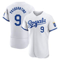 Kdoa KC.Royals #9 Vinnie Pasquantino Player White Limited Elite Home Game Stitched Jerseys