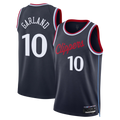 Kdoa LA.Clippers #10 Darius Garland Navy Swingman Stitched Jerseys- Icon Edition