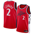 Kdoa LA.Clippers #2 Kawhi Leonard Red 2024-2025 Swingman Stitched Jerseys - Statement Edition