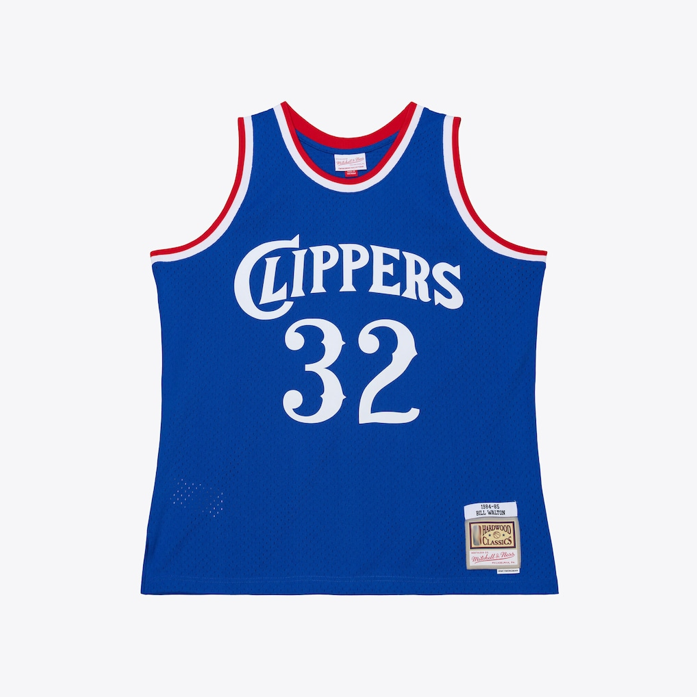 Kdoa LA.Clippers #32 Bill Walton Mitchell & Ness Royal 1984-85 Swingman Stitched Jerseys