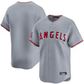Kdoa LA.Angels Gray Home Limited Blank Player Stitched Jerseys