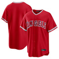 Kdoa LA.Angels Red Home Game Blank Player Stitched Jerseys