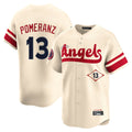 Kdoa LA.Angels #13 Drew Pomeranz Player Cream City Connect Limited Home Stitched Jerseys