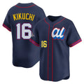 Kdoa LA.Angels #16 Yusei Kikuchi Player Navy Limited American League All-Star Edition Stitched Jerseys