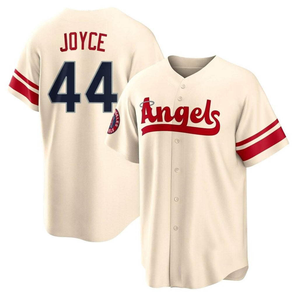 Kdoa LA.Angels #44 Ben Joyce Player Cream City Connect Home Stitched Jerseys