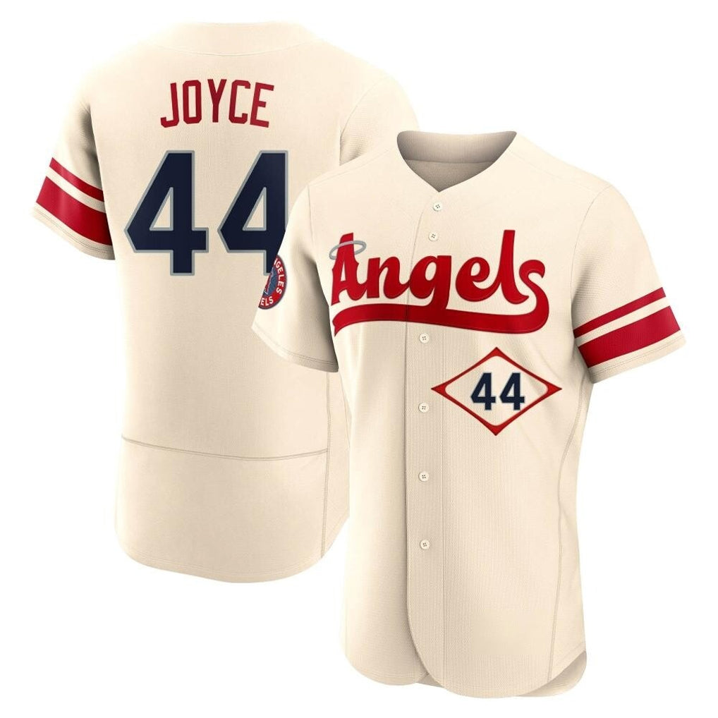 Kdoa LA.Angels #44 Ben Joyce Player Cream City Connect Limited ELite Home Stitched Jerseys