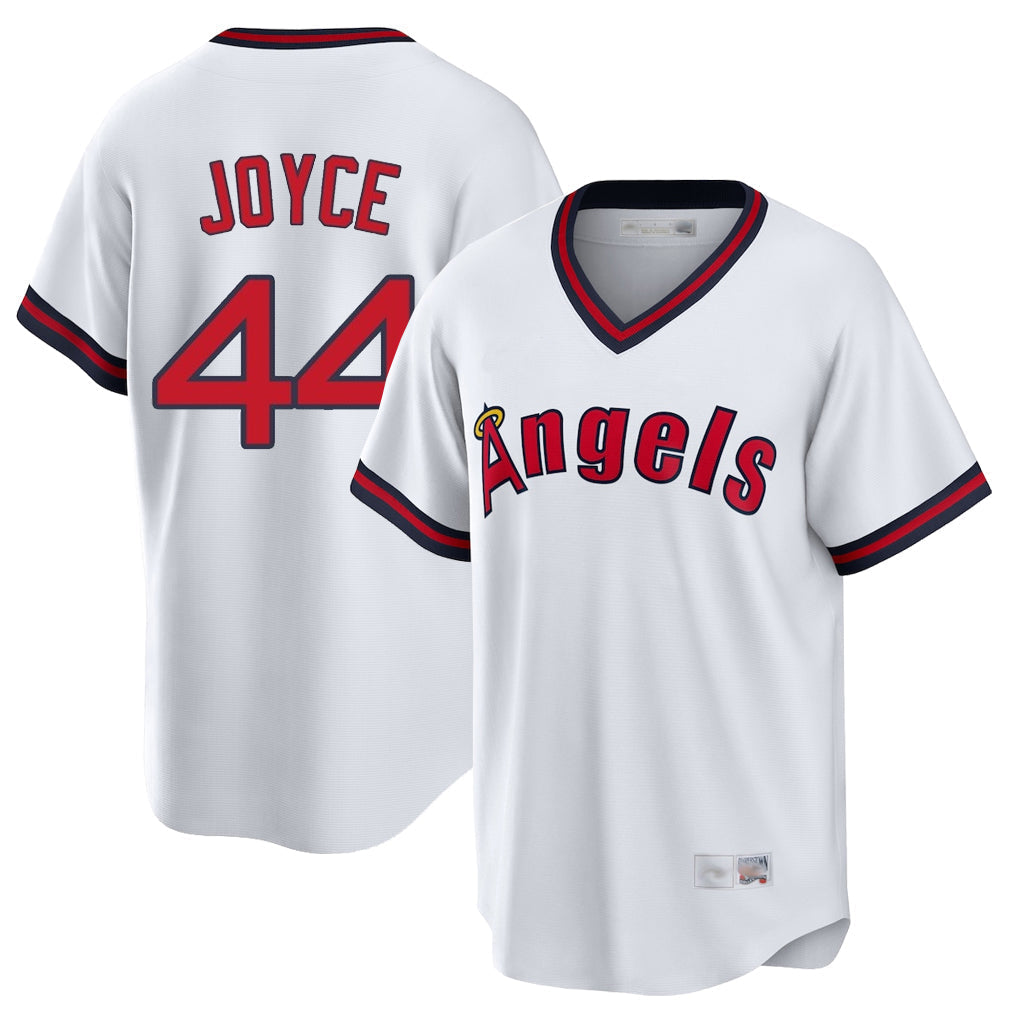 Kdoa LA.Angels #44 Ben Joyce Player White T-shirt Home Game Stitched Jerseys
