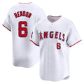 Kdoa LA.Angels #6 Anthony Rendon Player White Limited Home Stitched Jerseys