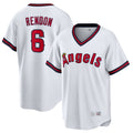 Kdoa LA.Angels #6 Anthony Rendon Player White T-shirt Home Game Stitched Jerseys