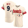 Kdoa LA.Angels #9 Zach Neto Player Cream City Connect Limited ELite Home Stitched Jerseys