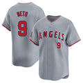 Kdoa LA.Angels #9 Zach Neto Player Gray Home Limited Stitched Jerseys