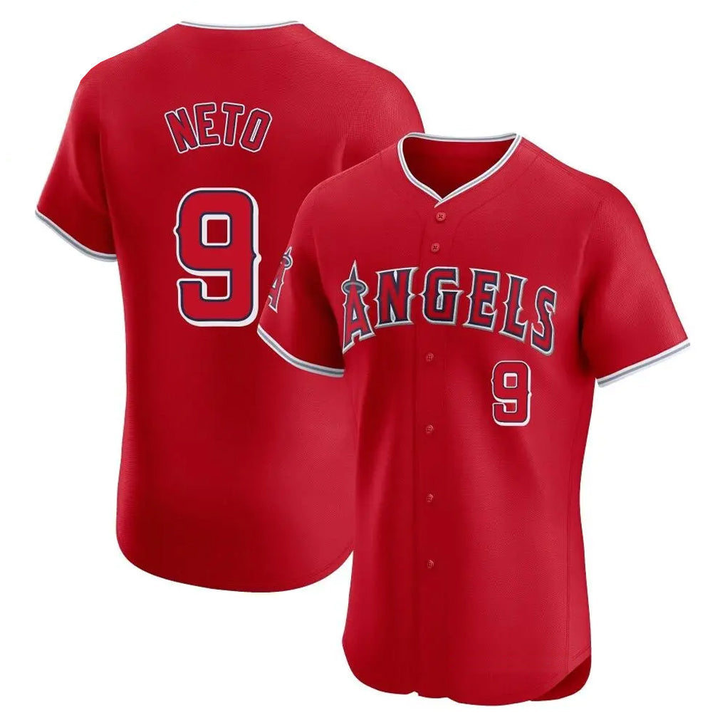 Kdoa LA.Angels #9 Zach Neto Player Red Home Limited Elite Stitched Jerseys