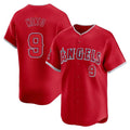 Kdoa LA.Angels #9 Zach Neto Player Red Home Limited Stitched Jerseys