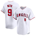Kdoa LA.Angels #9 Zach Neto Player White Limited Home Stitched Jerseys