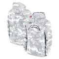 Kdoa LA.Chargers Arctic Camo Salute to Service Hoodies Limited Game Blank Player Stitched Jerseys