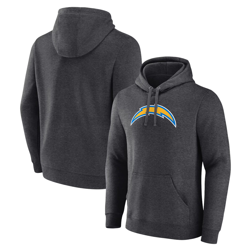 Kdoa LA.Chargers Gray Pullover Hoodies Home Game Blank Player Stitched Jerseys