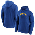 Kdoa LA.Chargers Royal LOGO Pullover Hoodies Home Game Blank Player Stitched Jerseys