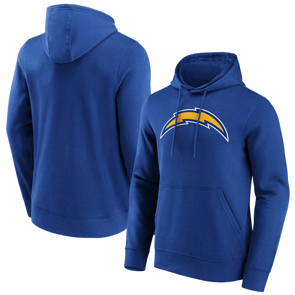 Kdoa LA.Chargers Royal LOGO Pullover Hoodies Home Game Blank Player Stitched Jerseys