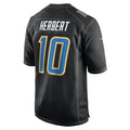 Kdoa LA.Chargers #10 Justin Herbert Player Black Fashion Stitched Jerseys