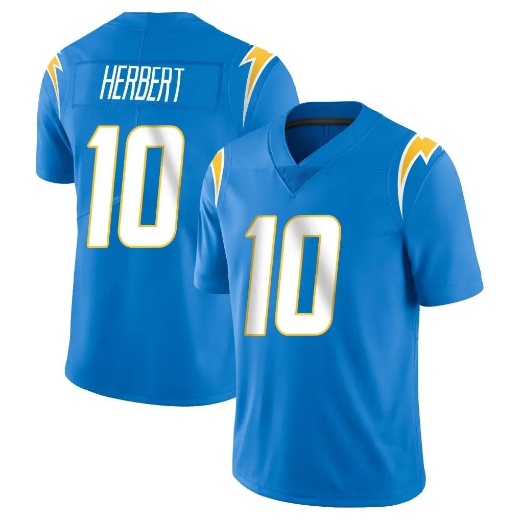 Kdoa LA.Chargers #10 Justin Herbert Player Blue Limited Vapor Untouchable Home Game Stitched Jerseys