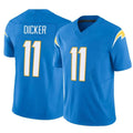 Kdoa LA.Chargers #11 Cameron Dicker Player Blue Limited Vapor F.U.S.E. Home Game Stitched Jerseys