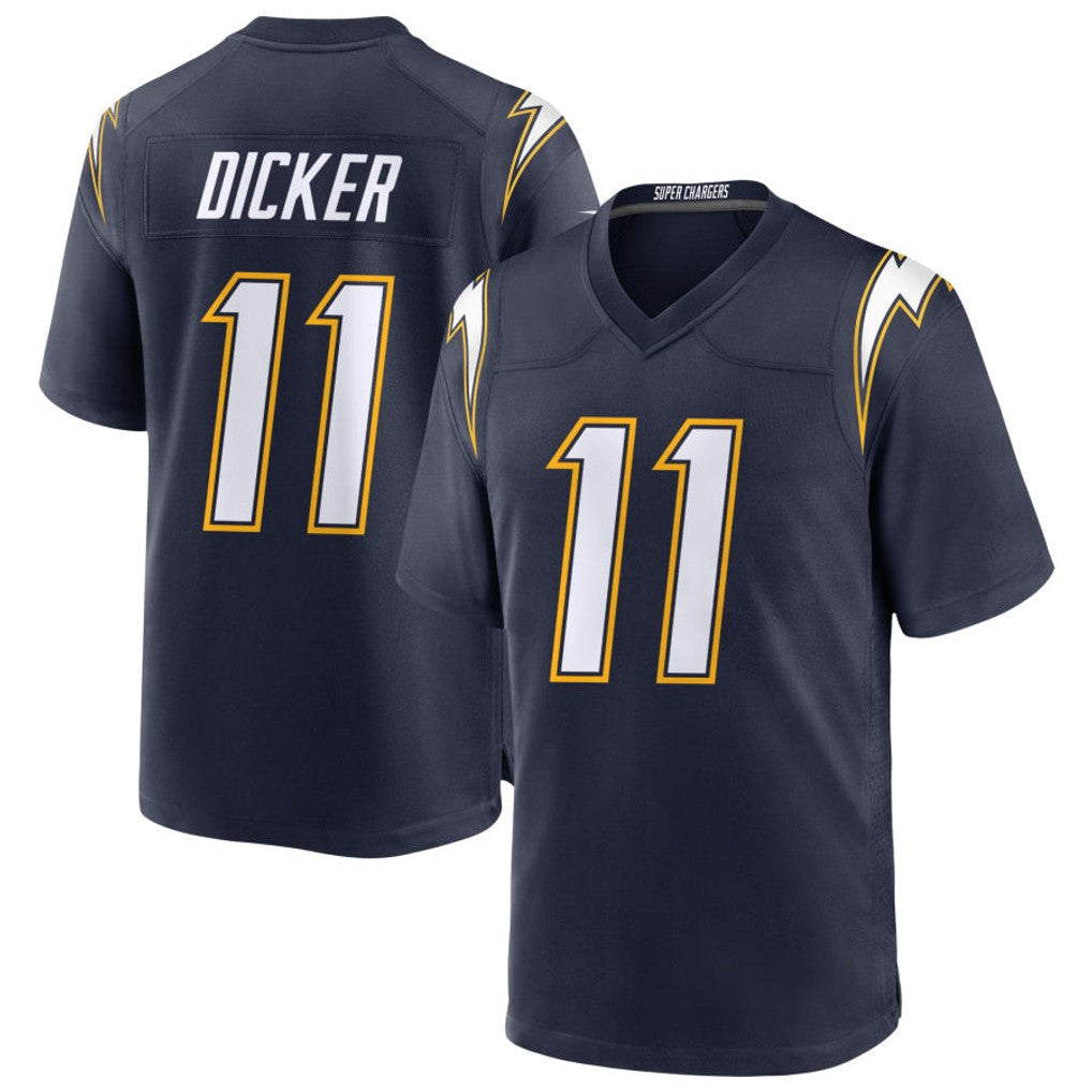 Kdoa LA.Chargers #11 Cameron Dicker Player Navy Alternate Home Game Stitched Jerseys