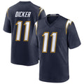 Kdoa LA.Chargers #11 Cameron Dicker Player Navy Alternate Home Game Stitched Jerseys