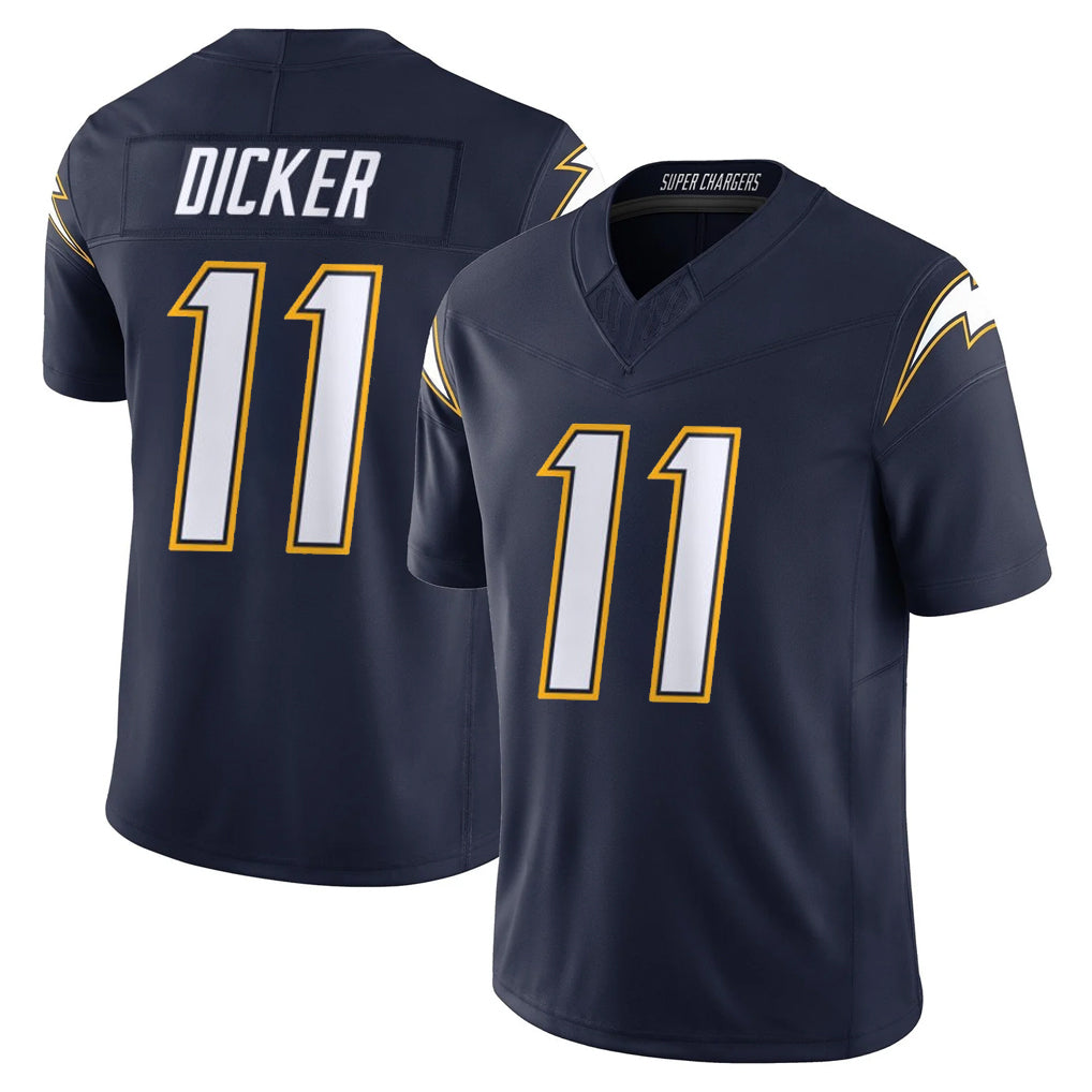 Kdoa LA.Chargers #11 Cameron Dicker Player Navy Vapor F.U.S.E. Limited Home Game Stitched Jerseys