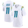 Kdoa LA.Chargers #11 Cameron Dicker Player White Home Game Stitched Jerseys