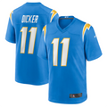 Kdoa LA.Chargers #11 Cameron Dicker Powder Blue Game Jersey Stitched Jerseys