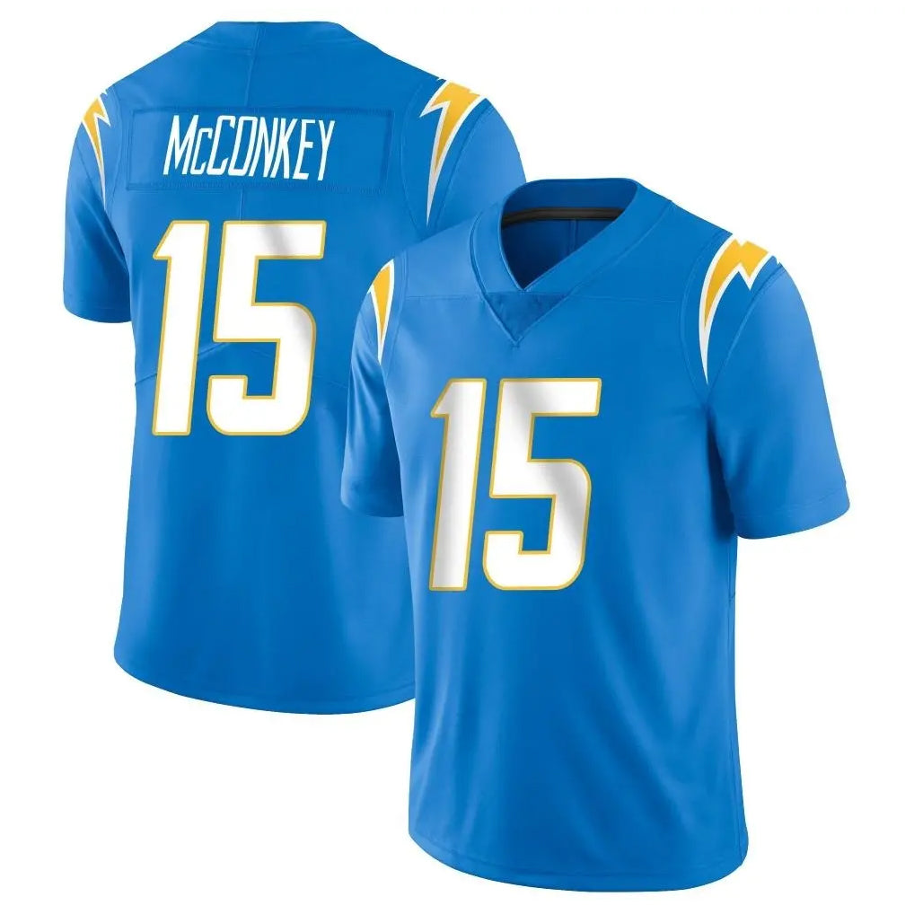 Kdoa LA.Chargers #15 Ladd McConkey Player Blue Limited Vapor Untouchable Home Game Stitched Jerseys