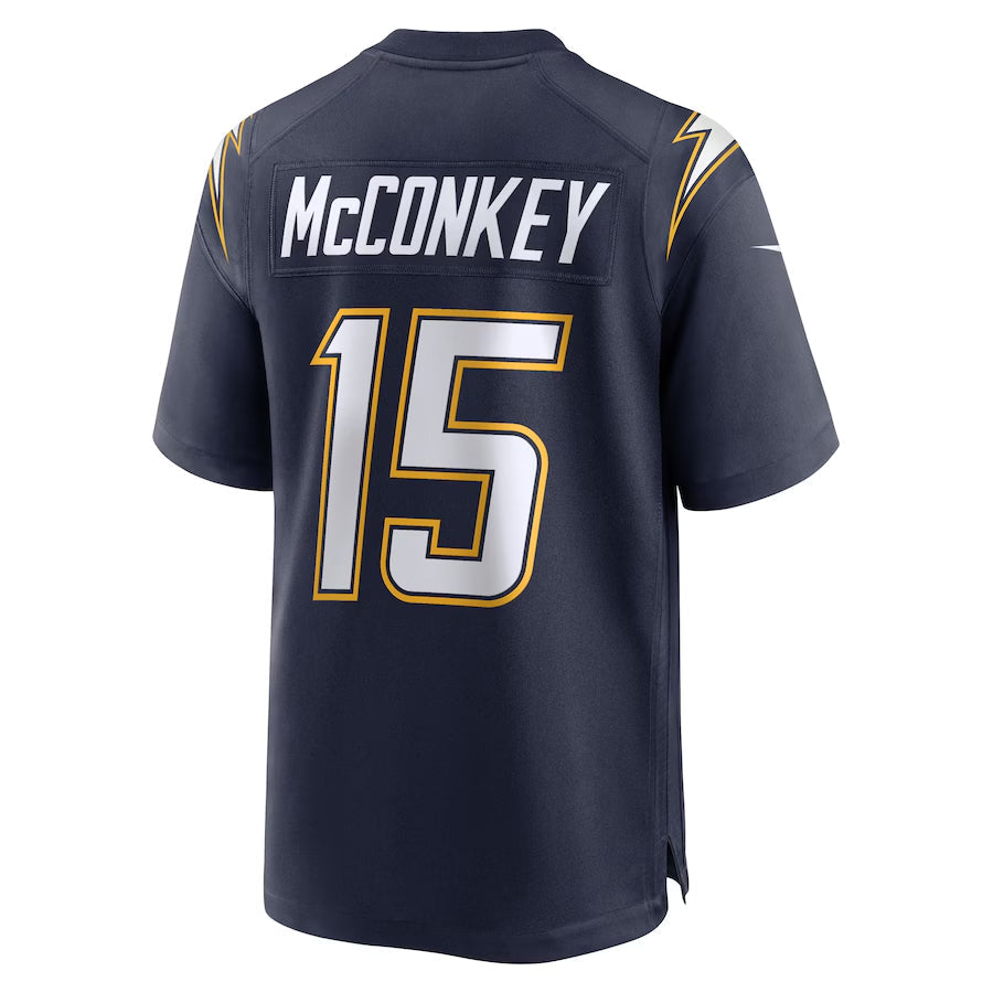 Kdoa LA.Chargers #15 Ladd McConkey Player  Navy Game Stitched Jerseys