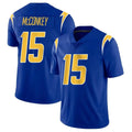 Kdoa LA.Chargers #15 Ladd McConkey Player Royal Limited Vapor Home Game Stitched Jerseys