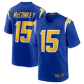 Kdoa LA.Chargers #15 Ladd McConkey Royal Game Jersey Stitched Jerseys