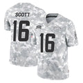 Kdoa LA.Chargers #16 J.K. Scott Player Arctic Camo Salute To Service Limited Game Stitched Jerseys