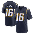 Kdoa LA.Chargers #16 J.K. Scott Player Navy Alternate Home Game Stitched Jerseys