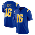 Kdoa LA.Chargers #16 J.K. Scott Player Royal Limited Vapor Home Game Stitched Jerseys