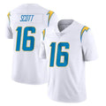 Kdoa LA.Chargers #16 J.K. Scott Player White Limited Vapor Untouchable Home Game Stitched Jerseys
