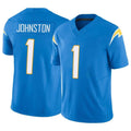Kdoa LA.Chargers #1 Quentin Johnston Player Blue Limited Vapor F.U.S.E. Home Game Stitched Jerseys