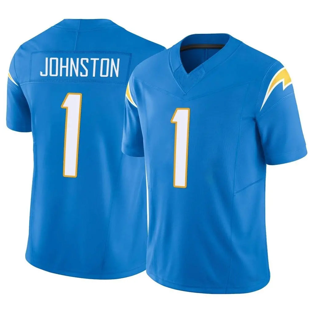 Kdoa LA.Chargers #1 Quentin Johnston Player Blue Limited Vapor F.U.S.E. Home Game Stitched Jerseys