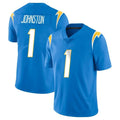 Kdoa LA.Chargers #1 Quentin Johnston Player Blue Limited Vapor Untouchable Home Game Stitched Jerseys