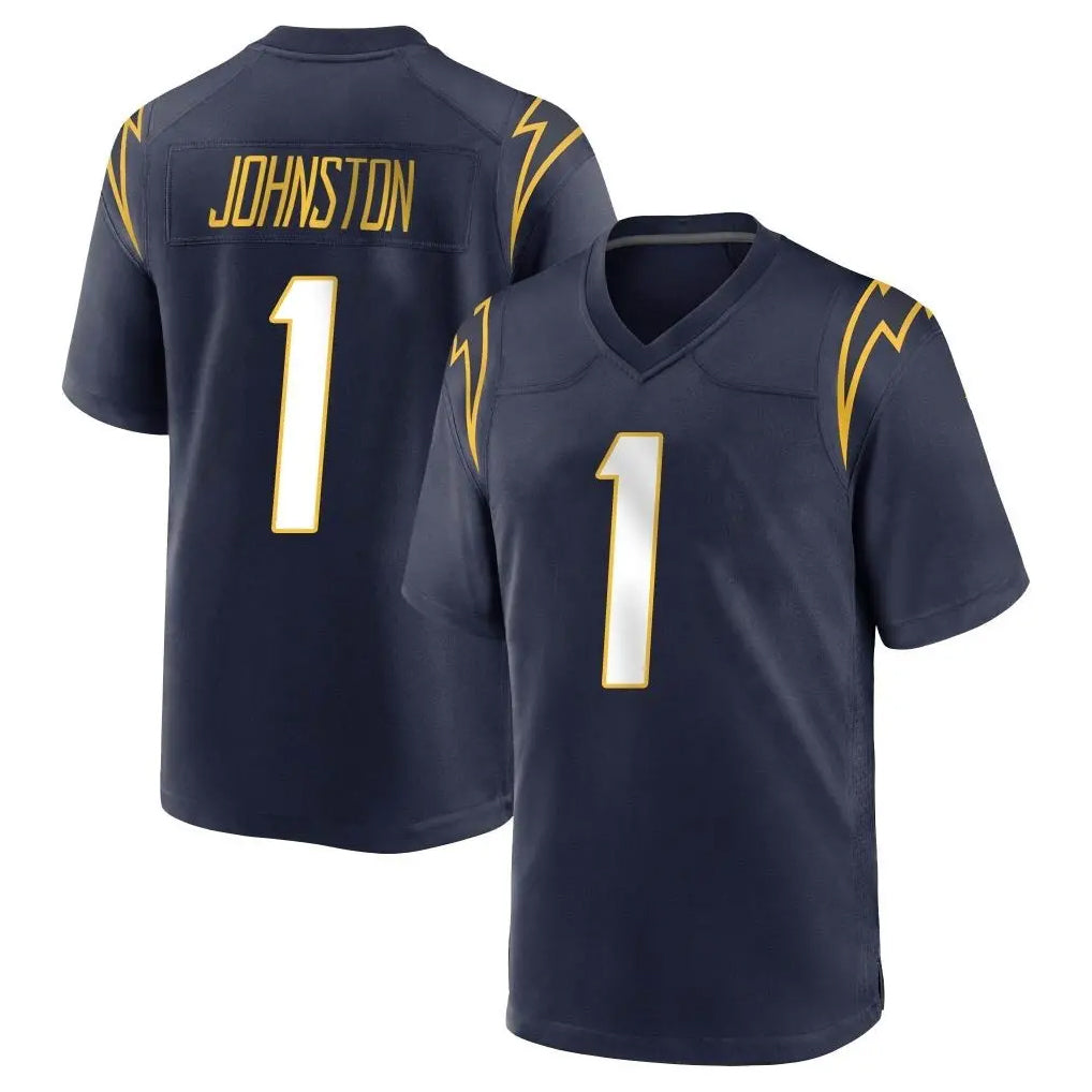 Kdoa LA.Chargers #1 Quentin Johnston Player Navy Home Game Stitched Jerseys