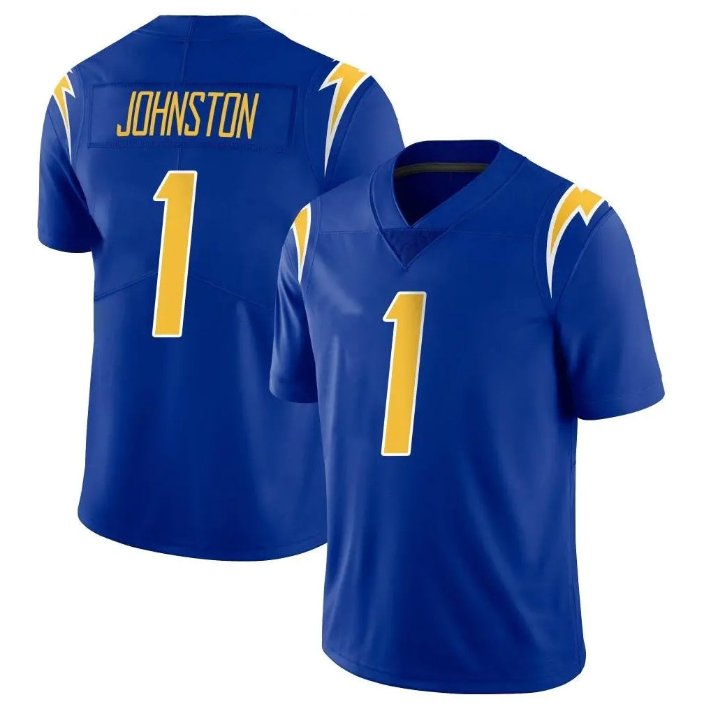 Kdoa LA.Chargers #1 Quentin Johnston Player Royal Limited Vapor Home Game Stitched Jerseys