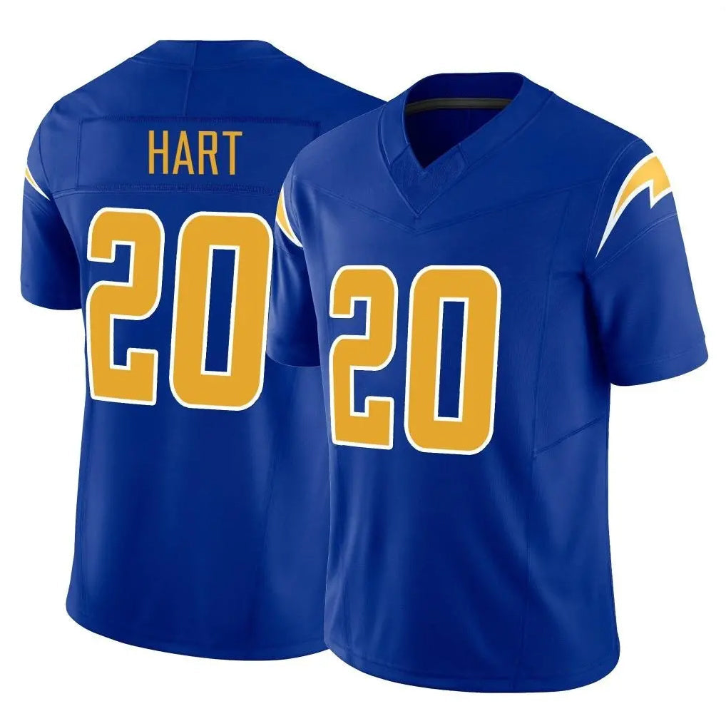 Kdoa LA.Chargers #20 Cam Hart Player Royal Limited Vapor F.U.S.E. Home Game Stitched Jerseys