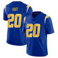 Kdoa LA.Chargers #20 Cam Hart Player Royal Limited Vapor Home Game Stitched Jerseys
