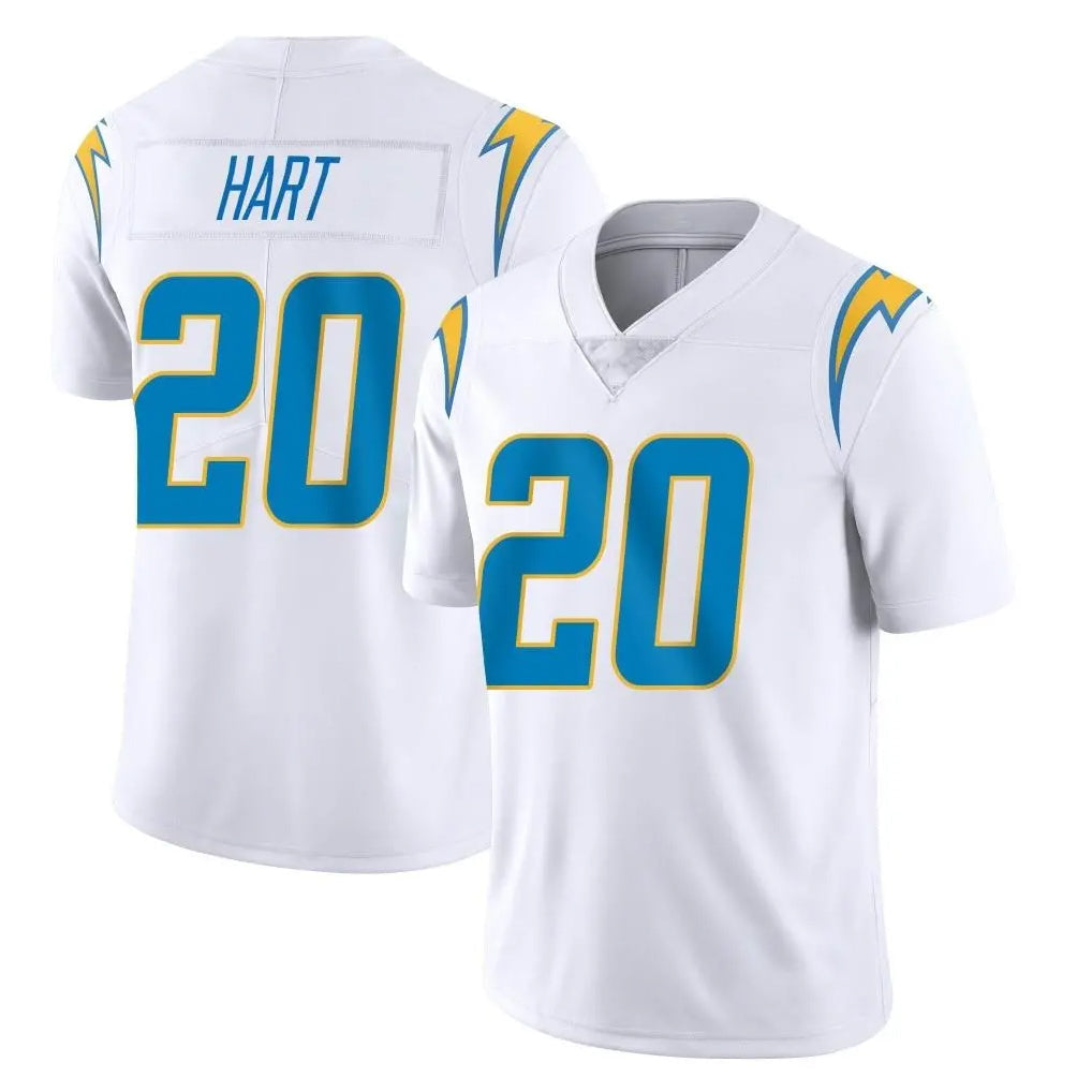 Kdoa LA.Chargers #20 Cam Hart Player White Limited Vapor Untouchable Home Game Stitched Jerseys