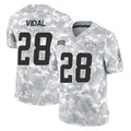 Kdoa LA.Chargers #28 Kimani Vidal Player Arctic Camo Salute To Service Limited Game Stitched Jerseys